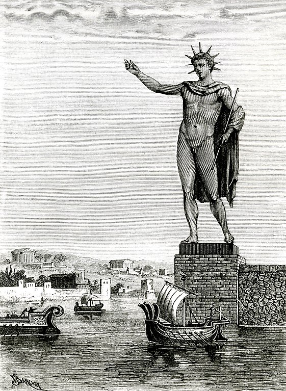 Ancient Wonder Of The World: The Colossus Of Rhodes In Greece